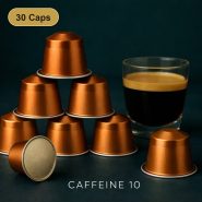 قهوه کپسولی کلمبیایی کافئین ۱۰ بسته 30 عددی