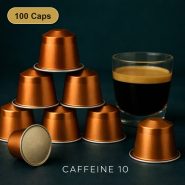 قهوه کپسولی کلمبیایی کافئین ۱۰ بسته 100 عددی