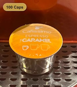 قهوه کپسولی کافیسیمو کارامل بسته 100 عددی